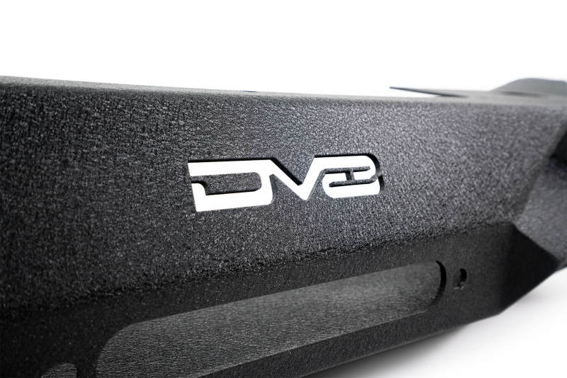 DV8 Offroad 07-18 Jeep Wrangler JK/JL Steel Stubby Front Bumper w/ Light Bracket & Winch Plate