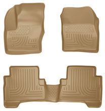 Load image into Gallery viewer, Husky Liners 2013 Ford Escape WeatherBeater Combo Tan Floor Liners