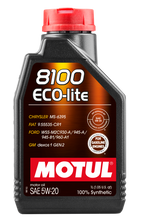 Load image into Gallery viewer, Motul 1L Synthetic Engine Oil 8100 5W20 ECO-LITE