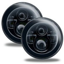 Load image into Gallery viewer, Oracle 7in High Powered LED Headlights - NO HALO - Black Bezel