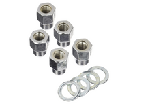 Load image into Gallery viewer, Weld Closed End Lug Nuts w/Centered Washers 12mm x 1.5 - 5pk.