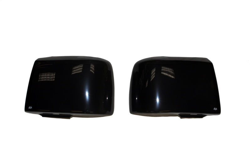 AVS 92-96 Ford Bronco Headlight Covers - Black