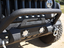 Load image into Gallery viewer, DV8 Offroad 07-18 Jeep Wrangler JK/JL FS-11 Stubby Mid Length Steel Front Bumper w/ Winch Plate