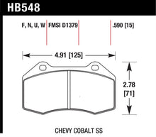 Load image into Gallery viewer, Hawk Renault Clio / Cobalt SS DTC-70 Front Brake Pads