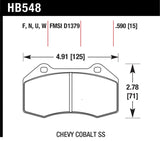 Hawk Renault Clio / Cobalt SS DTC-70 Front Brake Pads