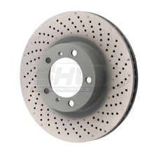 Load image into Gallery viewer, SHW 09-16 Porsche 911 Carrera 3.4L w/o Ceramic Brakes Right Front Drilled-Dimpled MB Brake Rotor