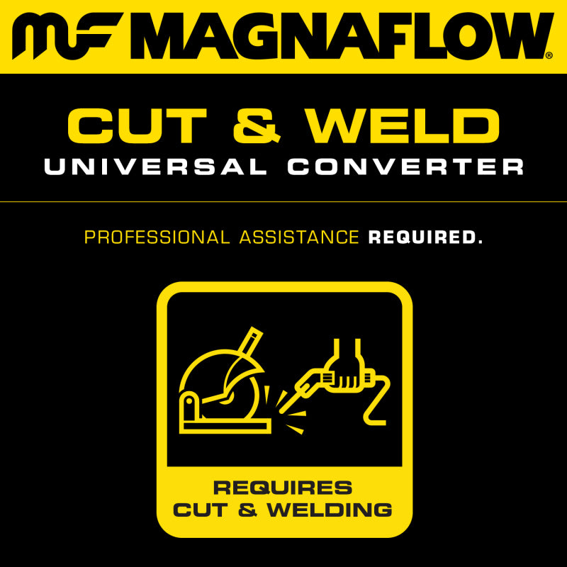 MagnaFlow Conv Univ 2.25inch O/O Met.