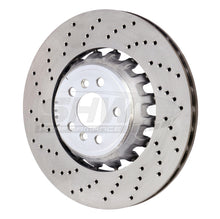 Load image into Gallery viewer, SHW 2020 BMW X5 M 4.4L Left Rear Cross-Drilled Lightweight Brake Rotor