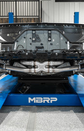 MBRP 20-21 Chevrolet Corvette C8 3in Cat Back Quad Split Rear Exit w/ Carbon Fiber Tips - T304