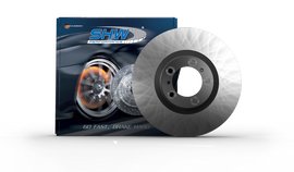 SHW 01-06 BMW M3 3.2L Right Front Smooth Monobloc Brake Rotor