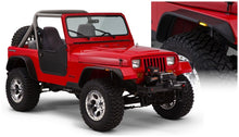 Load image into Gallery viewer, Bushwacker 87-95 Jeep Wrangler Flat Style Flares 4pc Excludes Renegade - Black