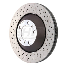 Load image into Gallery viewer, SHW 16-19 Porsche 911 GT3 RS w/o Ceramic Brakes Left Front Drilled-Dimpled Lightweight Brake Rotor