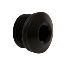 Load image into Gallery viewer, DeatschWerks 6AN ORB Male Plug Low Profile Internal Allen/Hex (Incl O-Ring) - Anodized Matte Black