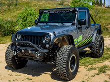Load image into Gallery viewer, DV8 Offroad 07-18 Jeep Wrangler JK/JL FS-11 Stubby Mid Length Steel Front Bumper w/ Winch Plate