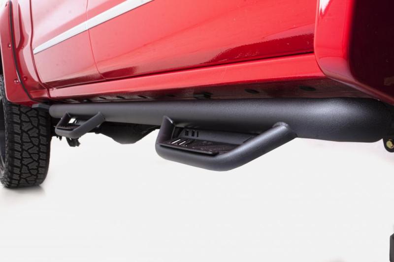 Lund 10-17 Dodge Ram 2500 Crew Cab Terrain HX Step Nerf Bars - Black