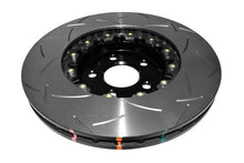 Load image into Gallery viewer, DBA 08+ EVO X Front Slotted 5000 Series 2 Piece Rotor Assembled w/ Black Hat