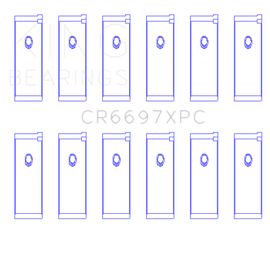 King Nissan RB25/RB26 (Size STDX) 24V - Coated Performance Rod Bearing Set