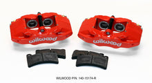 Load image into Gallery viewer, Wilwood DPC56 Rear Caliper Kit Red Corvette All C5 / Base C6 1997-2013