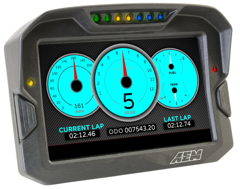 AEM CD-7 Non Logging Race Dash Carbon Fiber Digital Display (CAN Input Only)