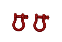 Load image into Gallery viewer, Fishbone Offroad D Ring 3/4In Red 2 Piece Set