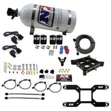 Load image into Gallery viewer, Nitrous Express 4150 Dual Stage Billet Crossbar Nitrous Kit (50-300 &amp; 100-500HP) w/10lb Bottle