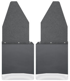 Husky Liners Ford 88-16 F-150/88-99 F-250 12in W Black Top SS Weight Kick Back Front Mud Flaps