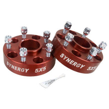Load image into Gallery viewer, Synergy Jeep Hub Centric Wheel Spacers 5x4.5-1.25in Width 1/2-20 UNF Stud Size