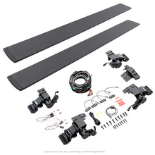 Load image into Gallery viewer, Go Rhino 20-23 Jeep Gladiator 4dr E-BOARD E1 Electric Running Board Kit (Cut/Drill Req.) - Tex. Blk