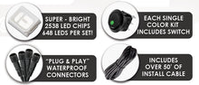 Load image into Gallery viewer, Oracle LED Illuminated Wheel Rings - Double LED - White