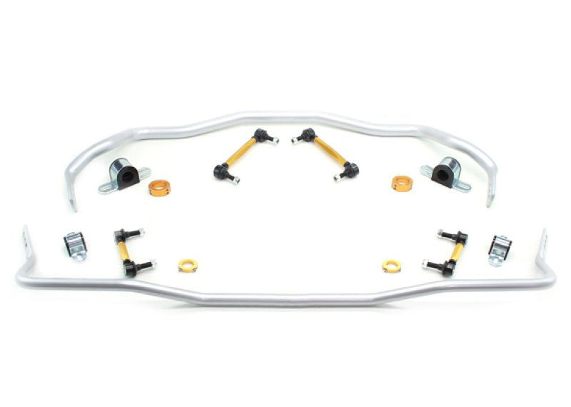 Whiteline 15-18 Ford Mustang GT/GT Premium/EcoBoost/EcoBoost Premium Front & Rear Sway Bar Kit