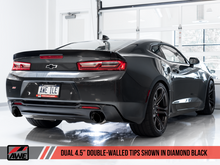 Load image into Gallery viewer, AWE Tuning 16-19 Chevrolet Camaro SS Axle-back Exhaust - Track Edition (Diamond Black Tips)