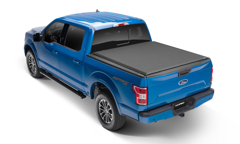 Lund 99-13 Ford F-250 Super Duty (6.8ft. Bed) Genesis Elite Roll Up Tonneau Cover - Black