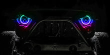 Load image into Gallery viewer, Oracle 7in High Powered LED Headlights - Black Bezel - ColorSHIFT - BC1