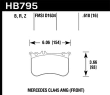 Load image into Gallery viewer, Hawk 14-17 Mercedes-Benz CLA 45 AMG Performance Ceramic Street Front Brake Pads