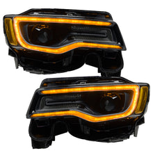 Load image into Gallery viewer, Oracle 14-21 Jeep Grand Cherokee Dynamic Headlight DRL Upgrade Kit - ColorSHIFT - Dynamic