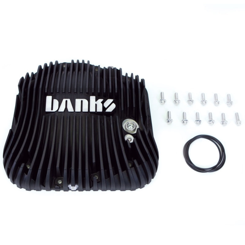 Banks 85-19 Ford F250/ F350 10.25in 12 Bolt Black-Ops Differential Cover Kit