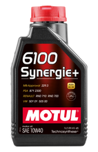Load image into Gallery viewer, Motul 1L Technosynthese Engine Oil 6100 SYNERGIE+ 10W40 - 1L