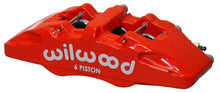 Load image into Gallery viewer, Wilwood Caliper-Forged Dynapro 6 5.25in Mount-Red-L/H 1.62/1.12/1.12in Pistons 0.81in Disc