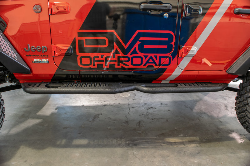 DV8 Offroad 2018+ Wrangler Jeep JL Tubular Rock Slider Step
