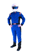 Load image into Gallery viewer, RaceQuip Blue Chevron-1 Suit - SFI-1 XL