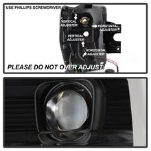 Load image into Gallery viewer, Spyder 08-10 Ford F-250 SD Projector Headlights V2-Switch Back Light Bar-Black PRO-YD-FS08V2-SBLB-BK