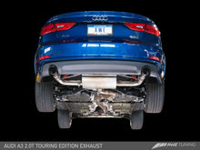 Load image into Gallery viewer, AWE Tuning Audi 8V A3 Touring Edition Exhaust - Dual Outlet Diamond Black 90 mm Tips