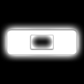 ORACLE Lighting Universal Illuminated LED Letter Badges - Matte White Surface Finish - O