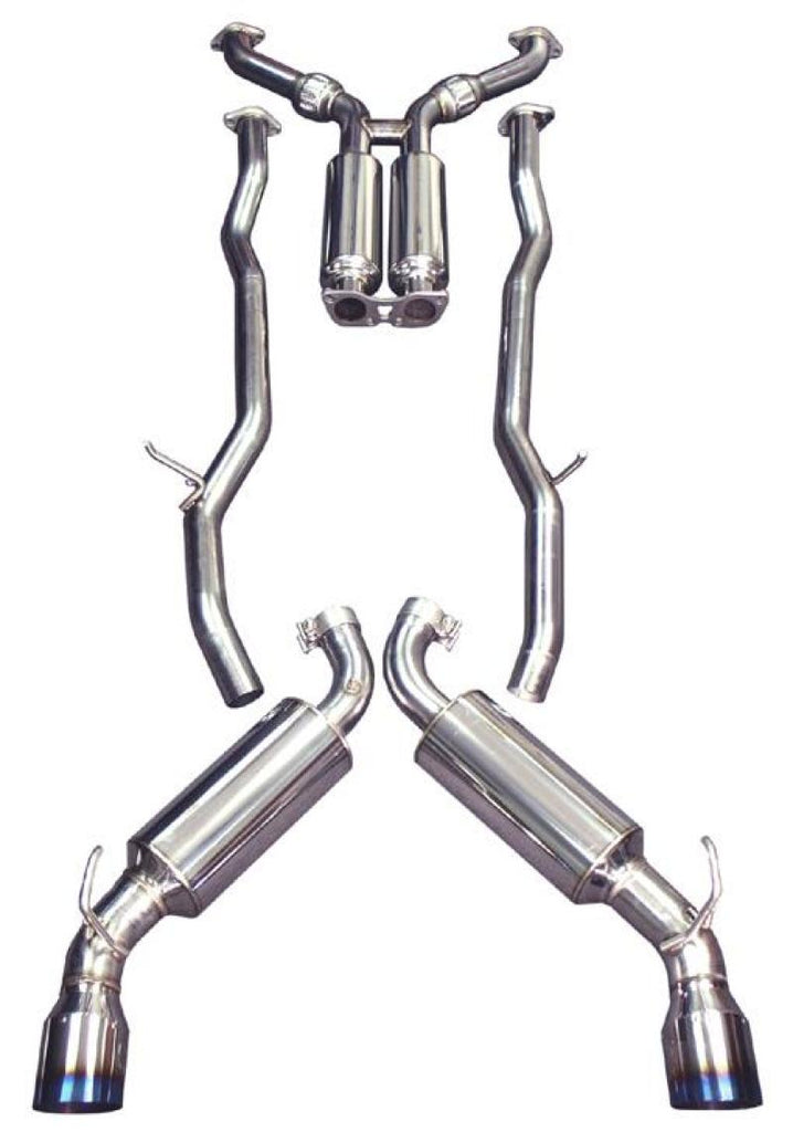 Injen 13--19 Ford Focus ST 2.0L (t) 3.00in Cat-Back Stainless Steel Exhaust System w/Titanium Tip