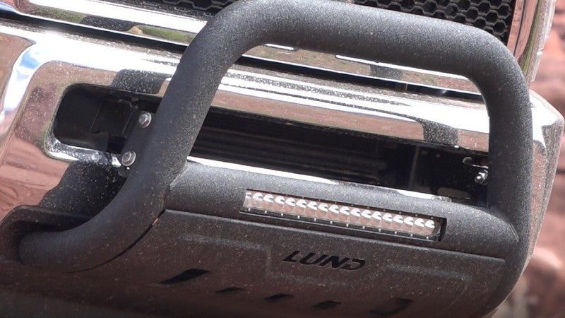 Lund 09-17 Dodge Ram 1500 (Excl. Rebel Models) Bull Bar w/Light & Wiring - Black