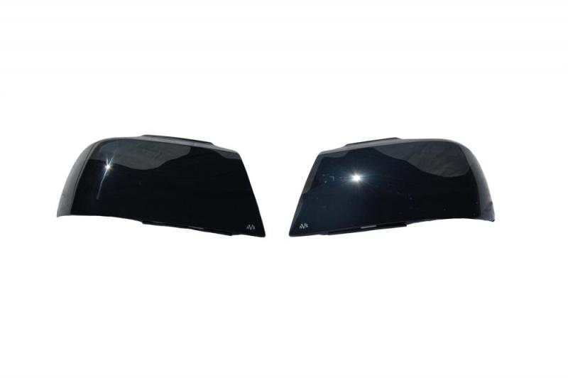 AVS 92-96 Ford Bronco Headlight Covers - Black