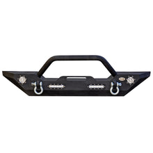 Load image into Gallery viewer, DV8 Offroad 07-18 Jeep Wrangler JK/JL FS-7 Mid Length Steel Front Bumper w/ LED Lights