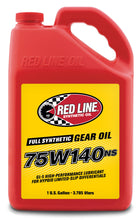 Load image into Gallery viewer, Red Line 75W140NS Gear Oil - Gallon