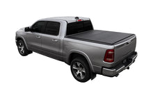 Load image into Gallery viewer, Access LOMAX Tri-Fold Cover Black Urethane Finish Split Rail 09-18 Ram 1500 - 6ft 4in Bed