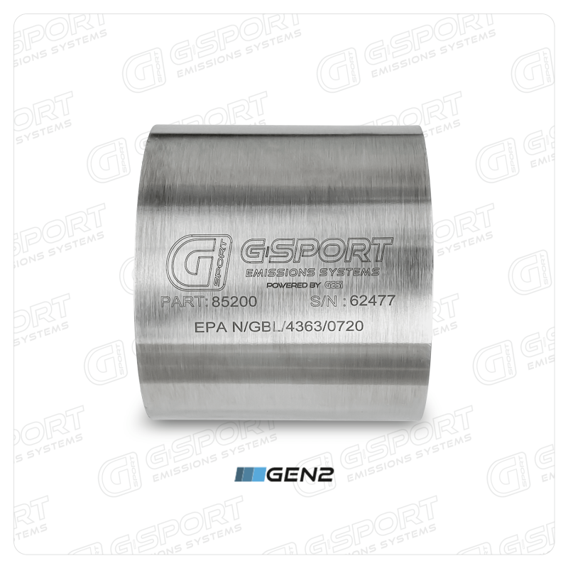 GESI G-Sport 400 CPSI GEN 2 EPA Compliant 4.5in x 4in High Output Substrate Only- 500-850HP